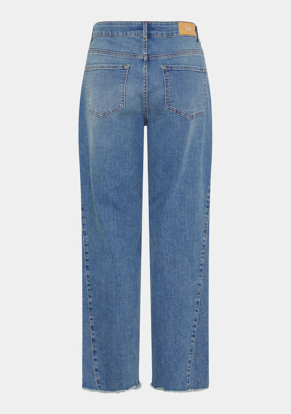 I SAY Portofino Cropped Jeans Pants M89 Clear Wash