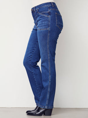 I SAY Portofino Straight Jeans Pants M90 Darker Classic Wash