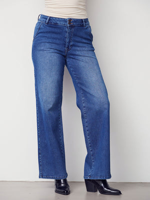 I SAY Portofino Wide Jeans Pants M88 Classic Wash