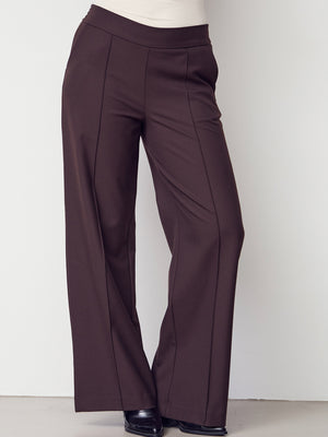 I SAY Rimini Wide Pant Pants 356 Dark brown