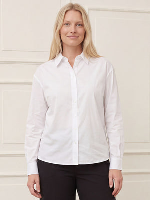 I SAY Sigga Basic Shirt Shirts 100 White