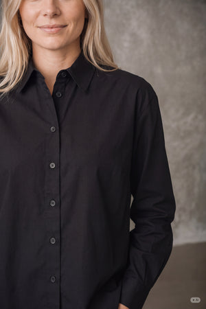 I SAY Sigga Basic Shirt Shirts 900 Black