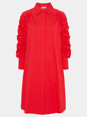 I SAY Sigga Deco Dress Dresses 432 Fresh Red