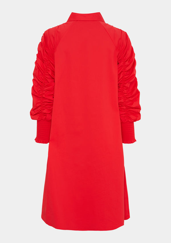 I SAY Sigga Deco Dress Dresses 432 Fresh Red