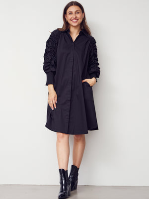 I SAY Sigga Deco Dress Dresses 900 Black