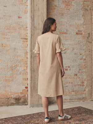 I SAY Sigga Flounce Dress Dresses 102 Camel