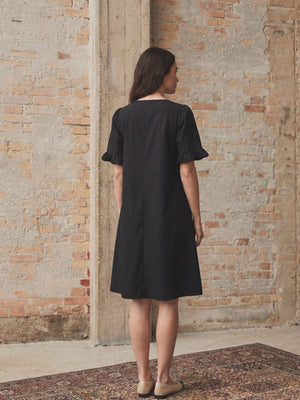 I SAY Sigga Flounce Dress Dresses 900 Black
