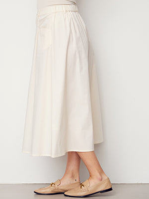 I SAY Sigga Long Skirt Skirts 146 Cream