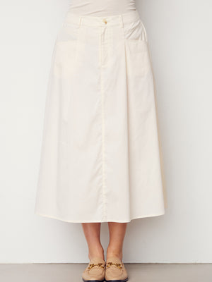 I SAY Sigga Long Skirt Skirts 146 Cream