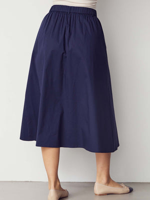 I SAY Sigga Long Skirt Skirts 640 Navy