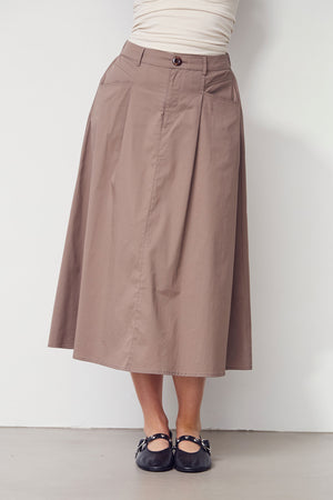 I SAY Sigga Long Skirt Skirts 971 Mole