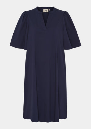I SAY Sigga Poplin Dress Dresses 640 Navy