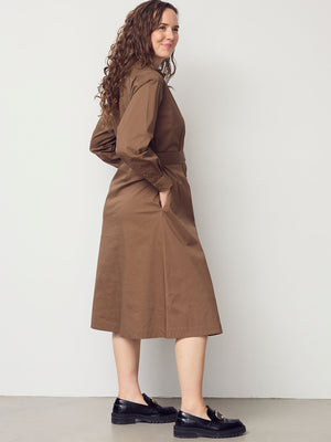 I SAY Sigga Shirt Dress Dresses 391 Cafe Latte