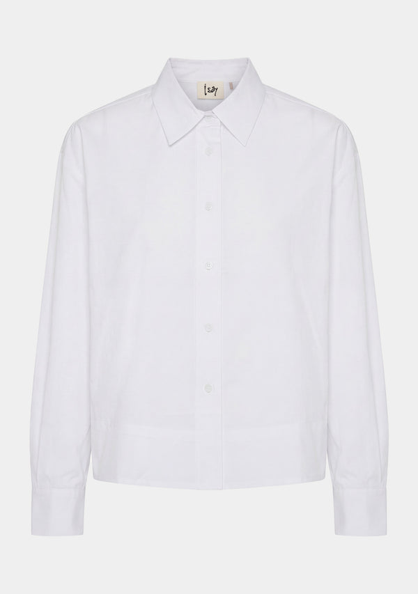 I SAY Sigga Shirt Jacket Shirts 100 White