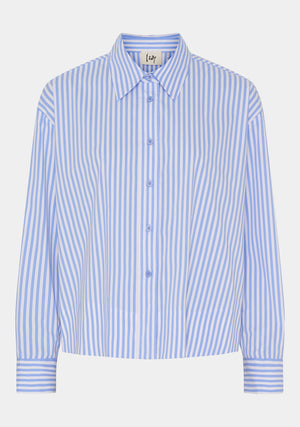 I SAY Sigga Shirt Jacket Shirts N38 Light Blue/White Stripe
