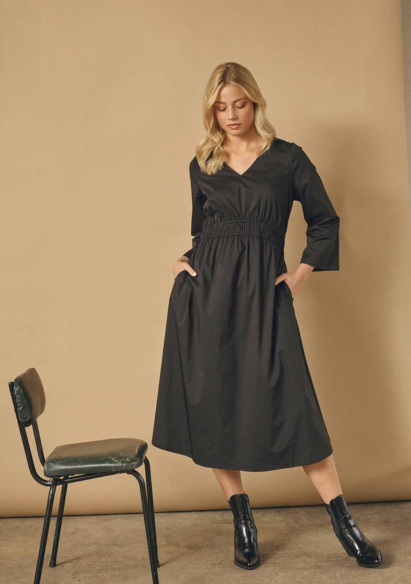 I SAY Sigga Sleeve Dress Dresses 900 Black