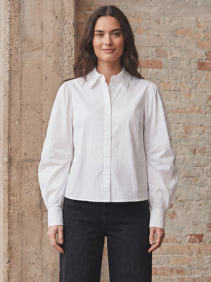 I SAY Sigga Sleeve Shirt Shirts 100 White
