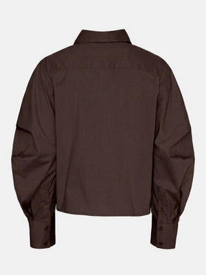 I SAY Sigga Sleeve Shirt Shirts 356 Dark brown