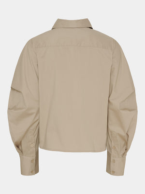 I SAY Sigga Sleeve Shirt Shirts 366 Light Taupe