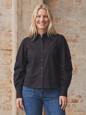 I SAY Sigga Sleeve Shirt Shirts 900 Black