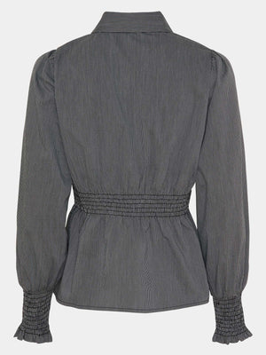 I SAY Sigga Smock Shirt Shirts B86 Grey/Black Mix
