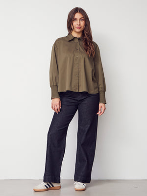 I SAY Sigga Wide Shirt Shirts 885 Khaki