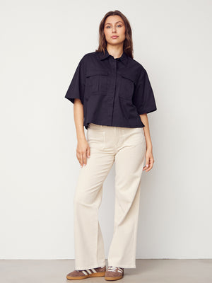 I SAY Sigga s/s Shirt Shirts 900 Black