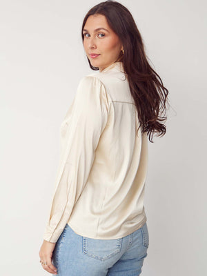 I SAY Steff Basic Shirt Shirts 112 Sand