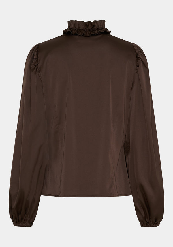 I SAY Steff Blouse Blouses 356 Dark brown