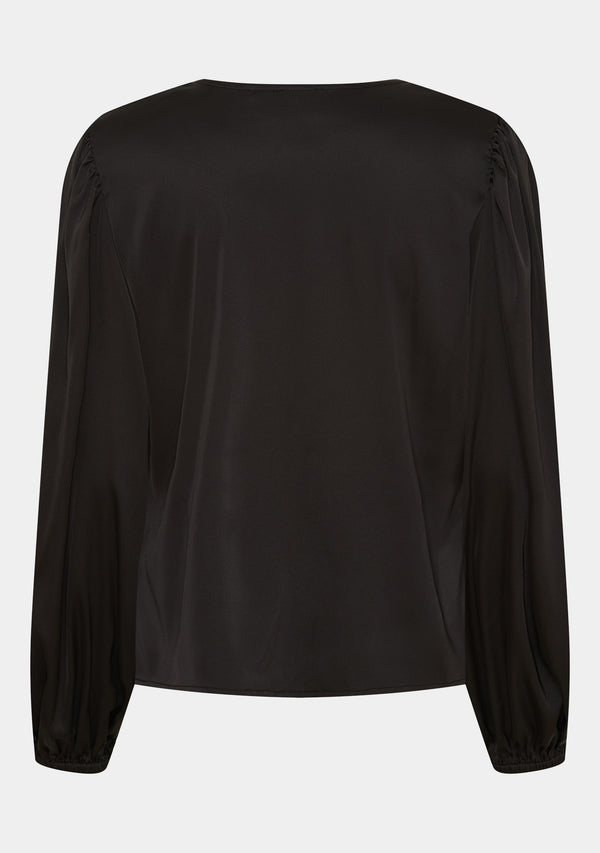 I SAY Steff Flounce Blouse Blouses 900 Black