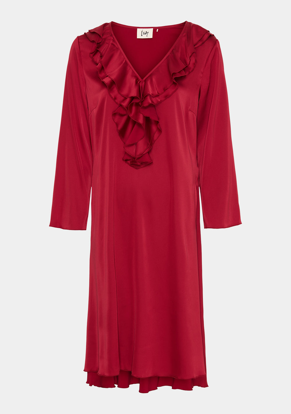 I SAY Steff Flounce Dress Dresses 404 Red
