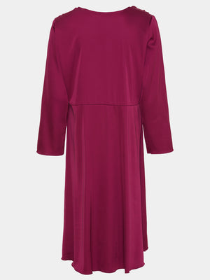 I SAY Steff Flounce Dress Dresses 461 Rhododendron