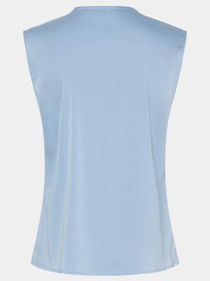 I SAY Steff Flounce Top Tops 619 Light Blue
