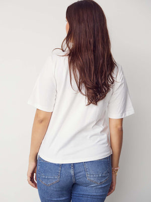 I SAY Tinni Basic T-Shirt T-Shirts 100 White