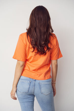 I SAY Tinni Basic T-Shirt T-Shirts 245 Warm Orange