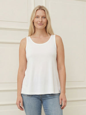 I SAY Tinni Tank Top Basics 101 Broken White