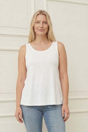 I SAY Tinni Tank Top Basics 101 Broken White
