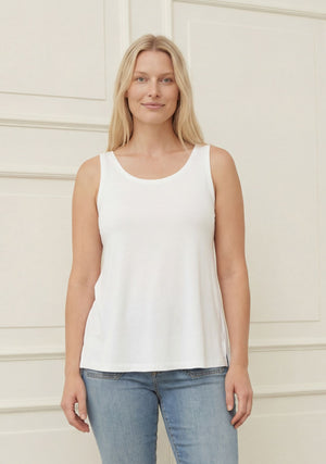 I SAY Tinni Tank Top Basics 101 Broken White