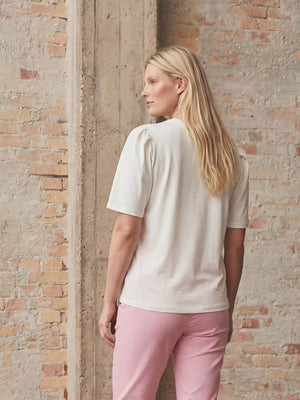 I SAY Tinni s/s T-Shirt Basics 101 Broken White