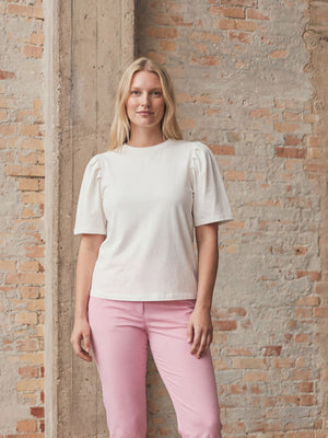 I SAY Tinni s/s T-Shirt Basics 101 Broken White
