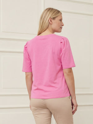 I SAY Tinni s/s T-Shirt Basics 515 Hot pink