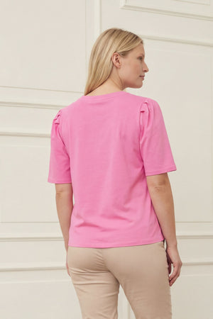 I SAY Tinni s/s T-Shirt Basics 515 Hot pink