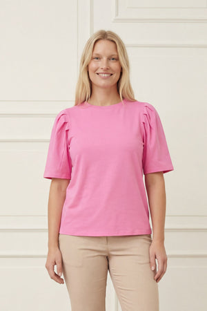 I SAY Tinni s/s T-Shirt Basics 515 Hot pink