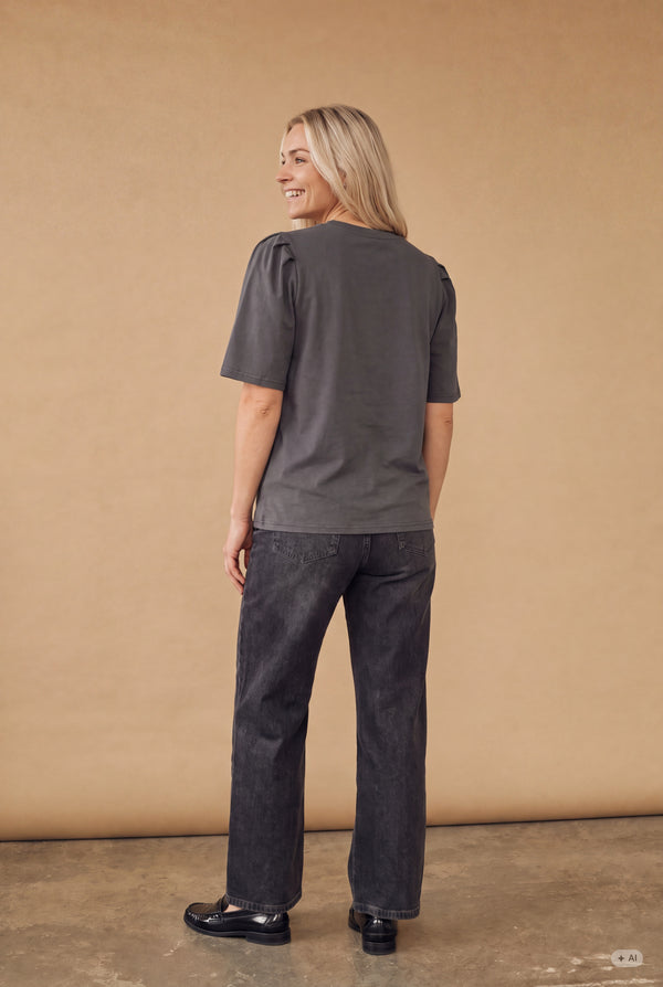 I SAY Tinni s/s T-Shirt Basics 911 Grey