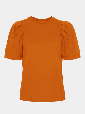 I SAY Tinni s/s T-Shirt Basics 243 Autumn Orange