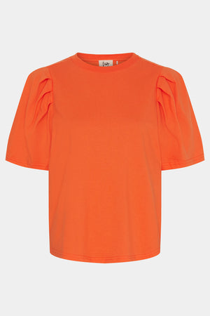 I SAY Tinni s/s T-Shirt Basics 245 Warm Orange