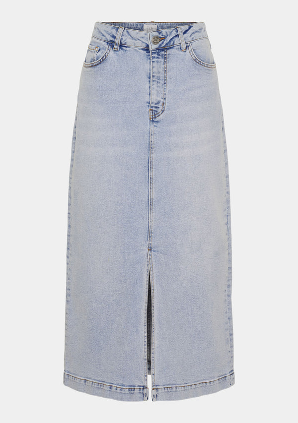 I SAY Torino Denim Skirt Skirts 670 Blue Wash Denim