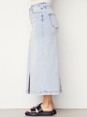 I SAY Torino Denim Skirt Skirts 670 Blue Wash Denim