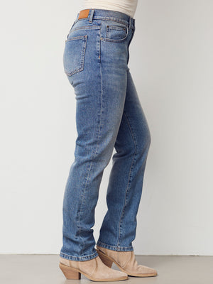 I SAY Torino Long Jeans Pants 600 Mid Marble Denim