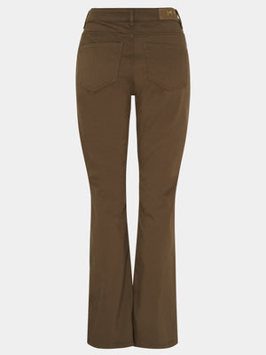 I SAY Toscana Flare Pant Pants 368 Taupe